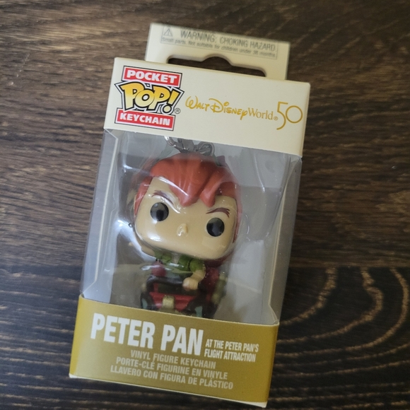 Funko Peter Pan WDW 50th Anniversary POP! Pocket Keychain Walt Disney World NEW - Picture 9 of 16